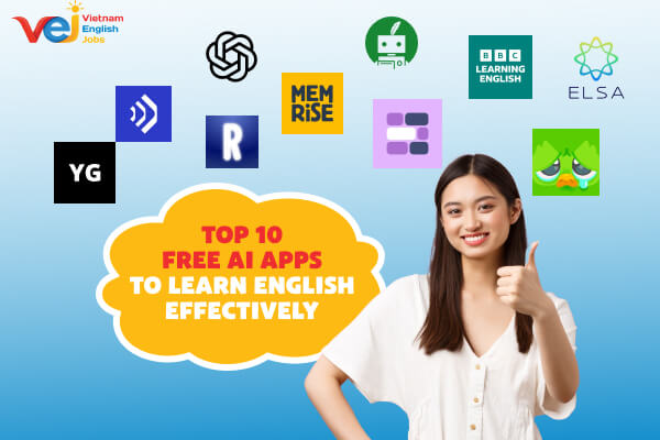 Top 10 Free AI Apps to Learn English Effectively